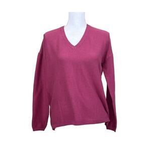 Sud Express pink Mondello sweater, T1 (small), layering, timeless, relaxed